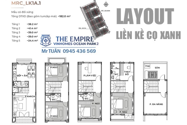 LIỀN KỀ 65m2 | CỌ XANH 11-83 (KHÔNG THANG)