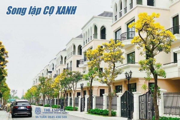 CỌ XANH 4-90 SONG LẬP ÁP GÓC, VIEW CÔNG VIÊN