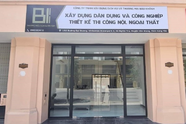 CÔNG TY XD BẢO KHÁNH | ĐĐD-192 VINHOMES OCEAN PARK 2