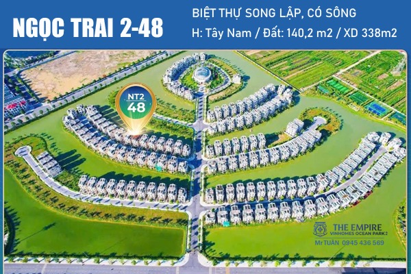 NGỌC TRAI 2-48 | BIỆT THỰ ĐẢO VINHOMES OCEAN PARK 2