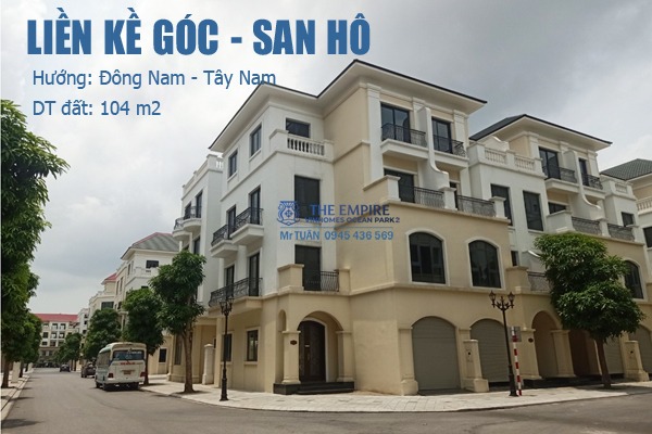 SAN HÔ 11-01 | LIỀN KỀ GÓC 104 m2, TRỤC ĐƯỜNG PHỐ NHÀ GIÀU
