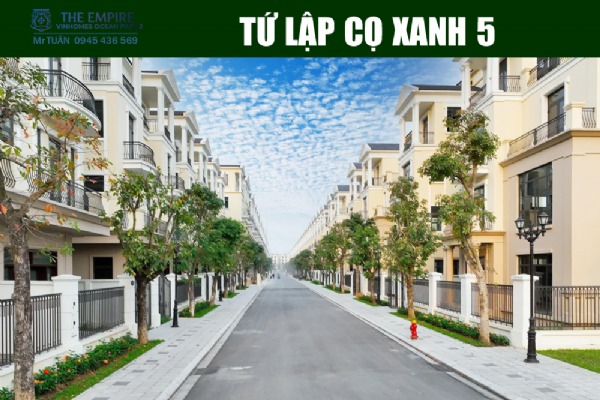 TỨ LẬP CỌ XANH 5-42 (ÁP GÓC, VIEW CÔNG VIÊN)